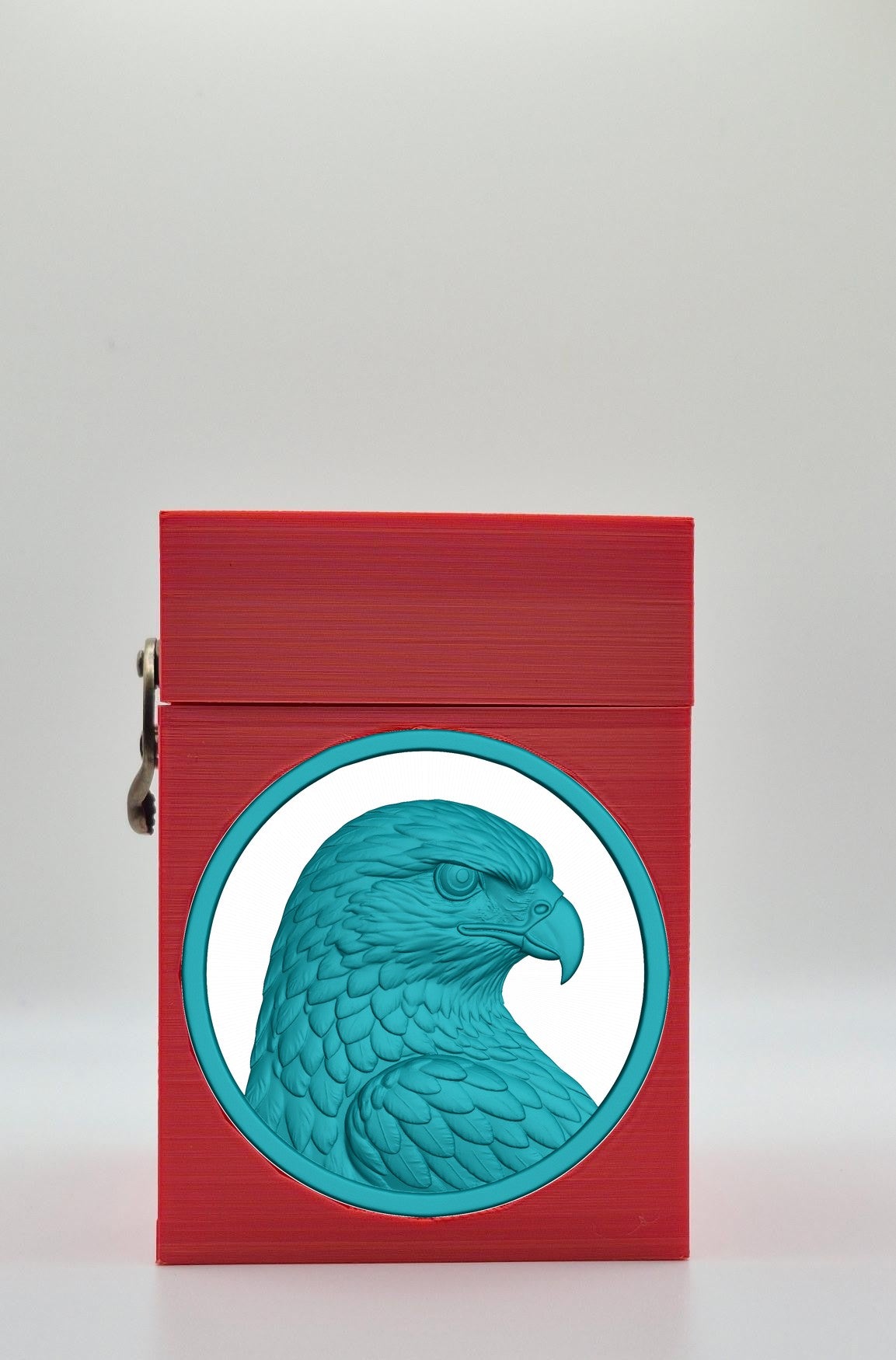 Eagle Card Box — Red