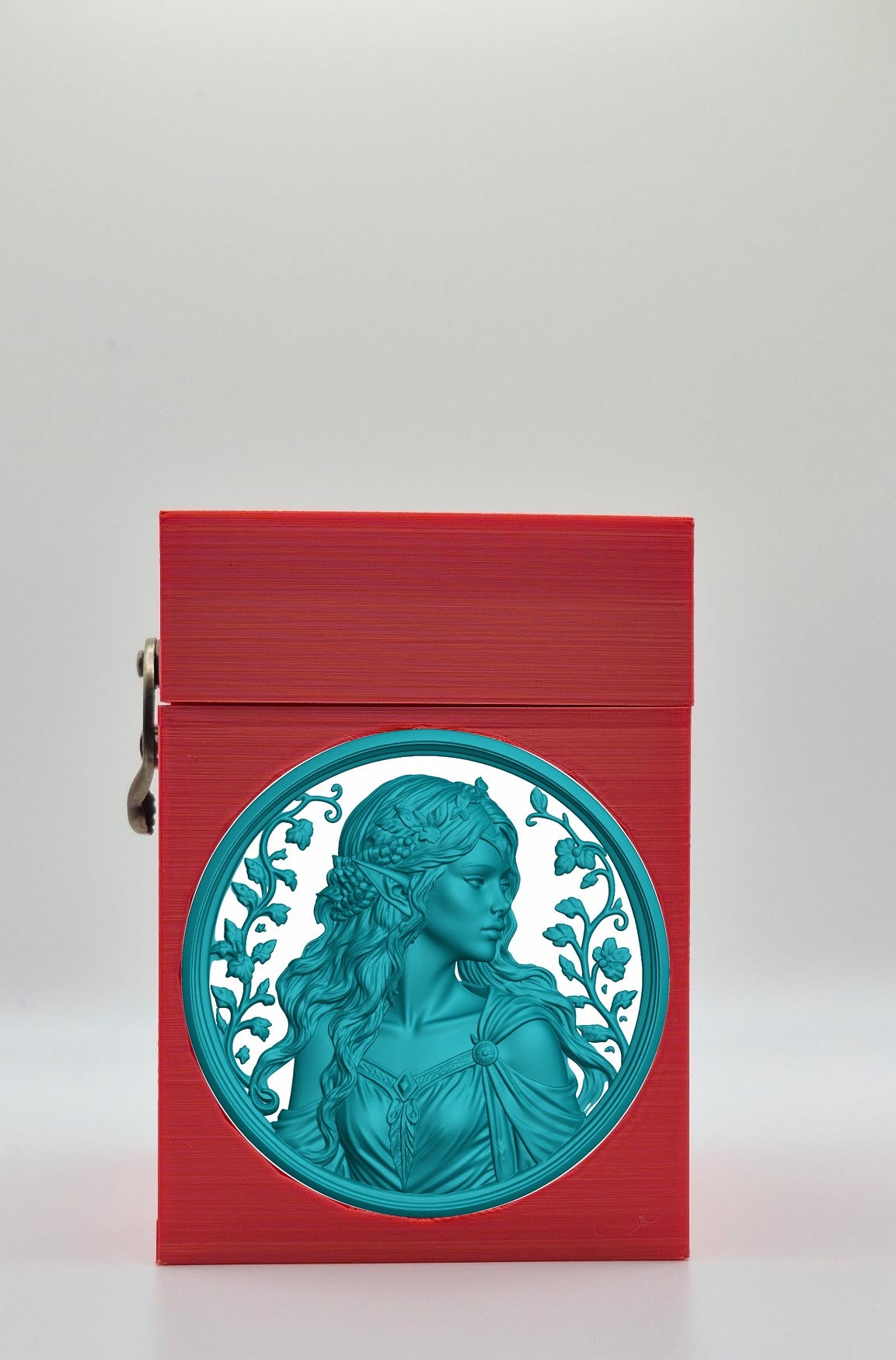 Elf Maiden Card Box — Red