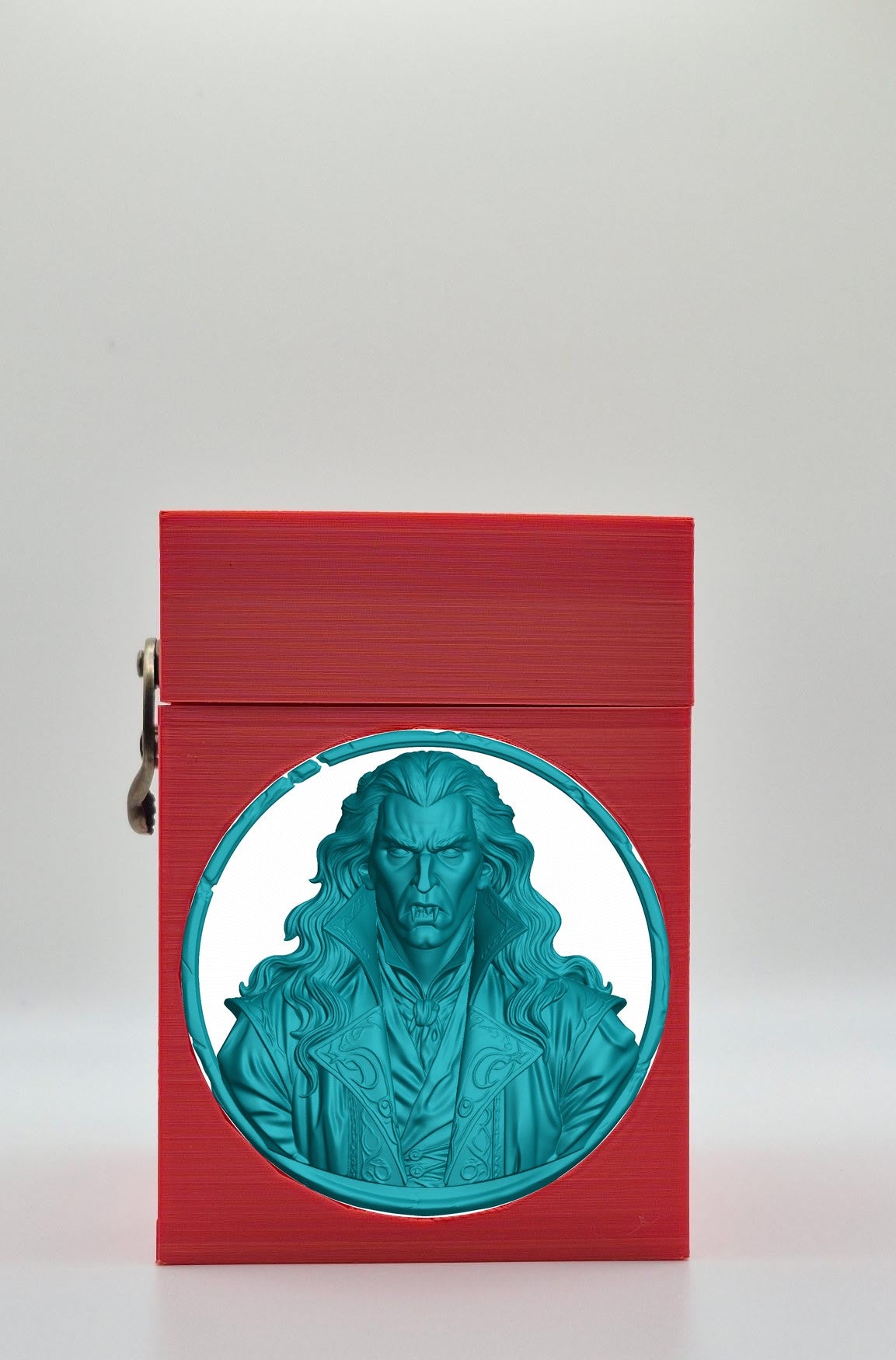 Gothic Vampire Card Box — Red