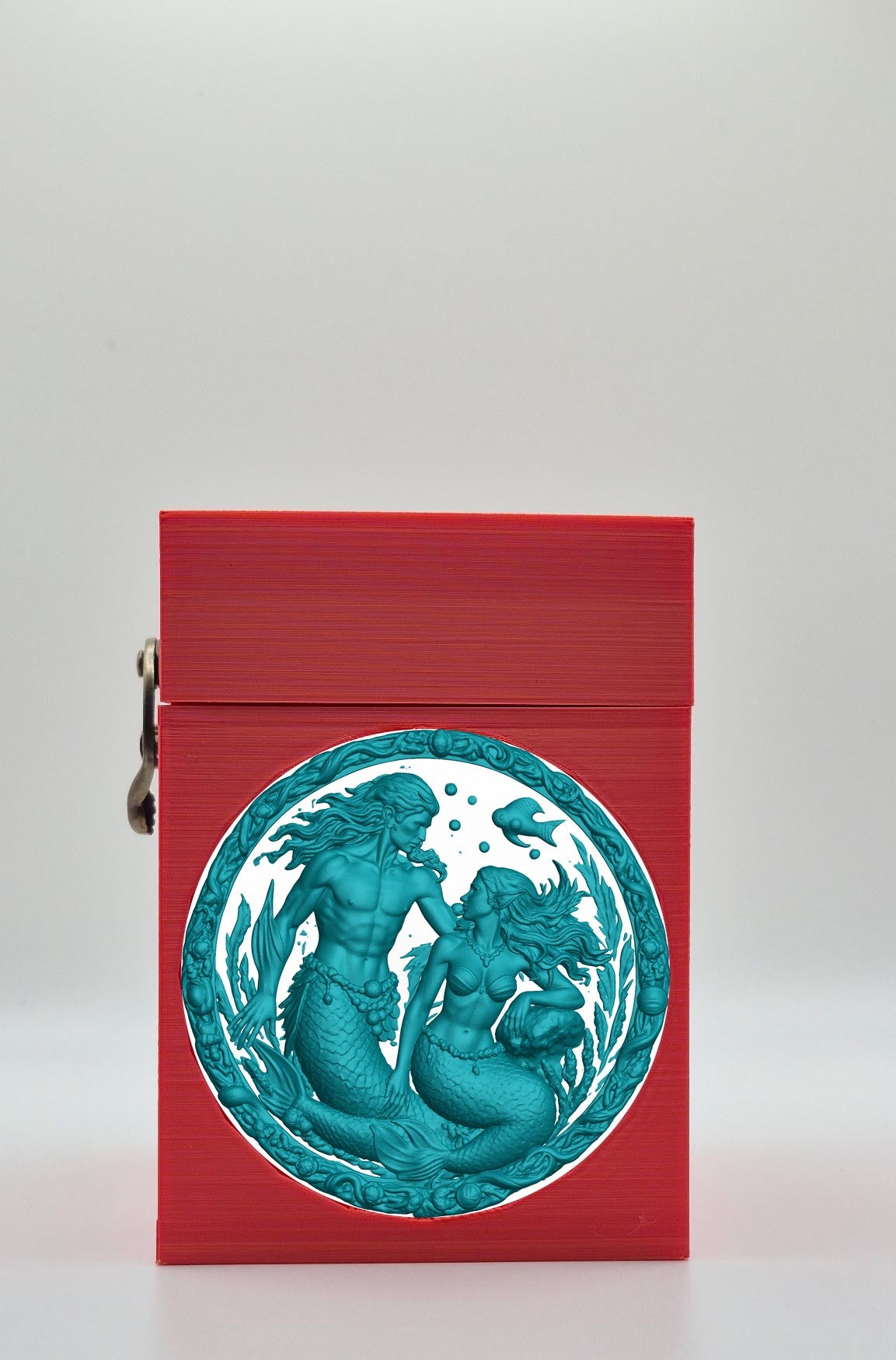 Merfolk Card Box — Red