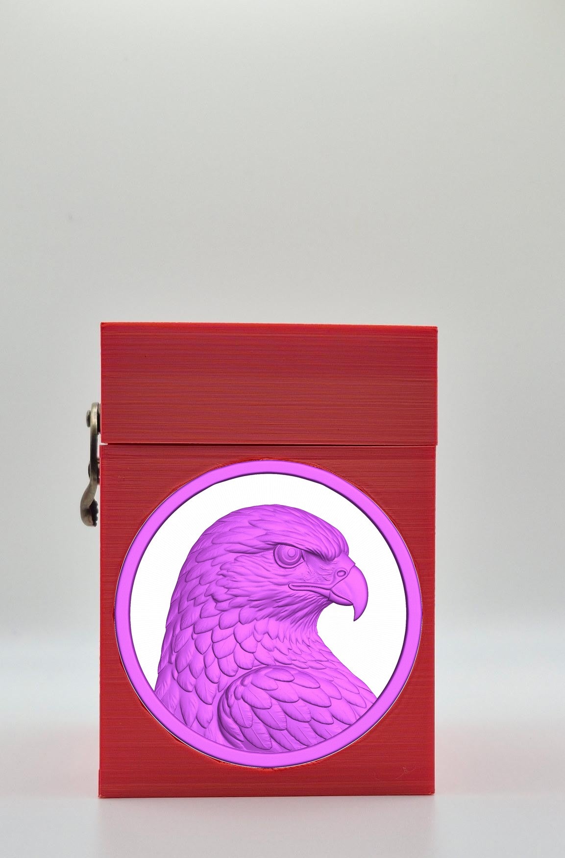 Eagle Card Box — Red