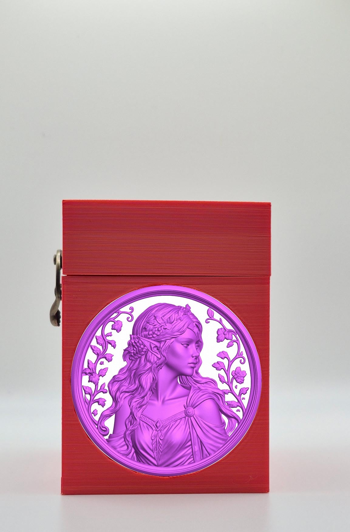 Elf Maiden Card Box — Red