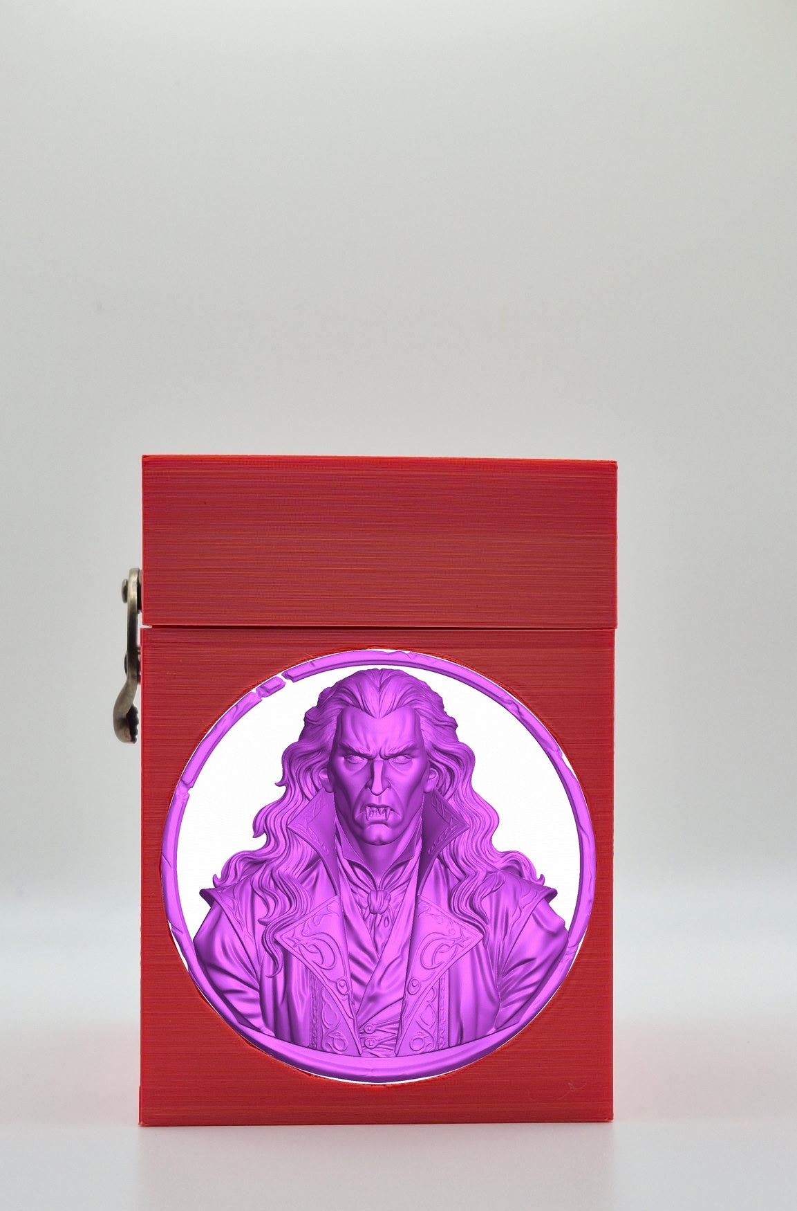 Gothic Vampire Card Box — Red
