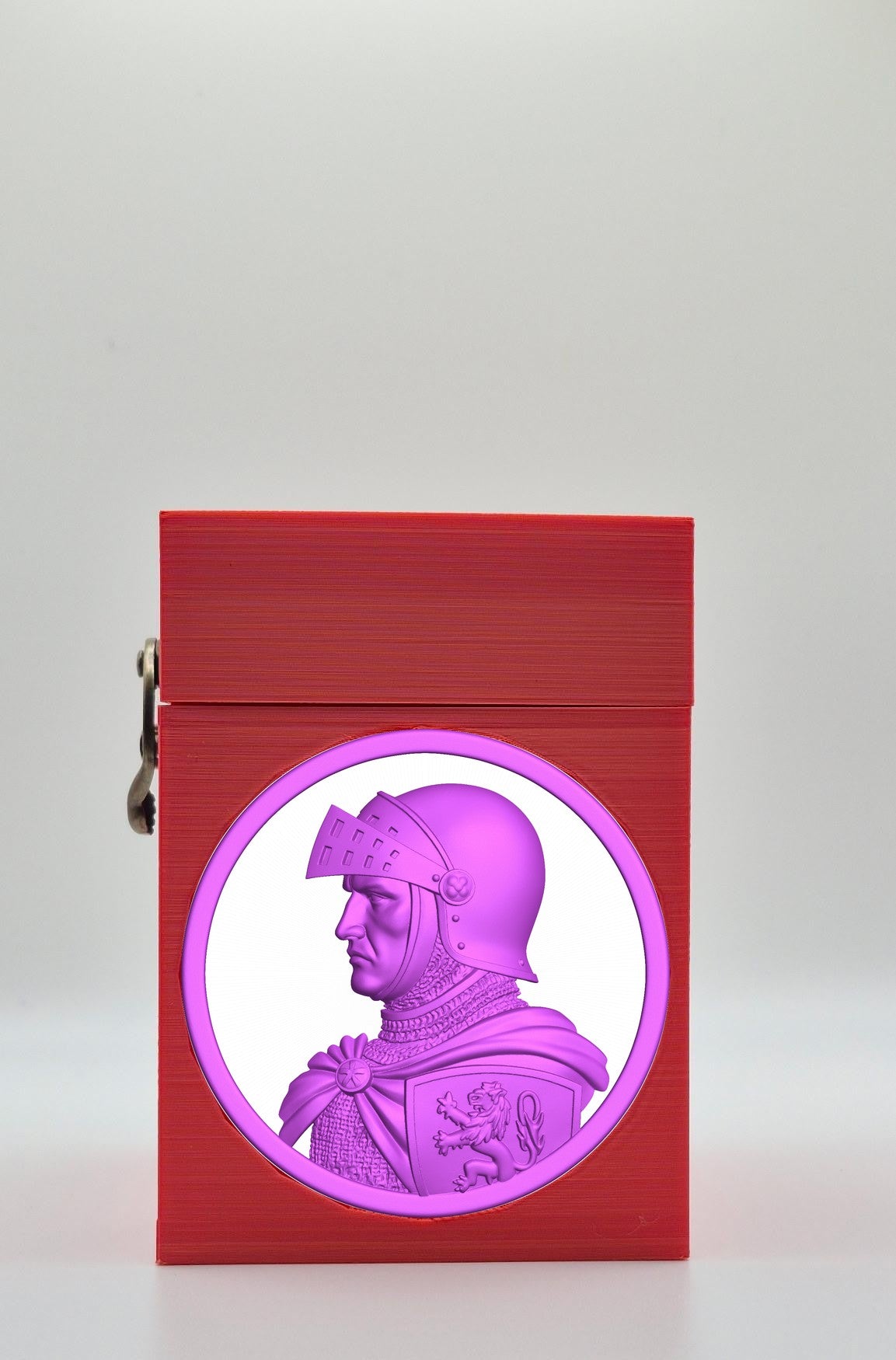 Knight Card Box — Red