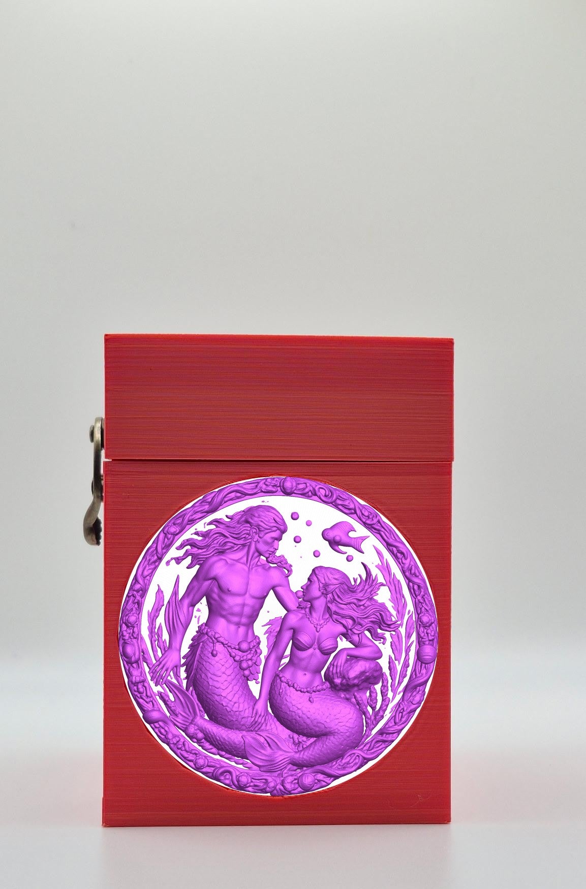 Merfolk Card Box — Red