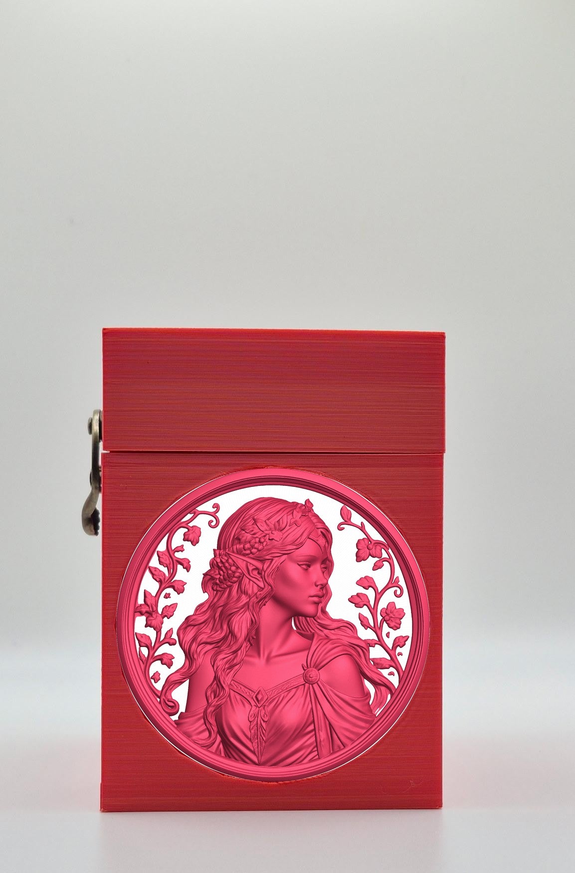 Elf Maiden Card Box — Red