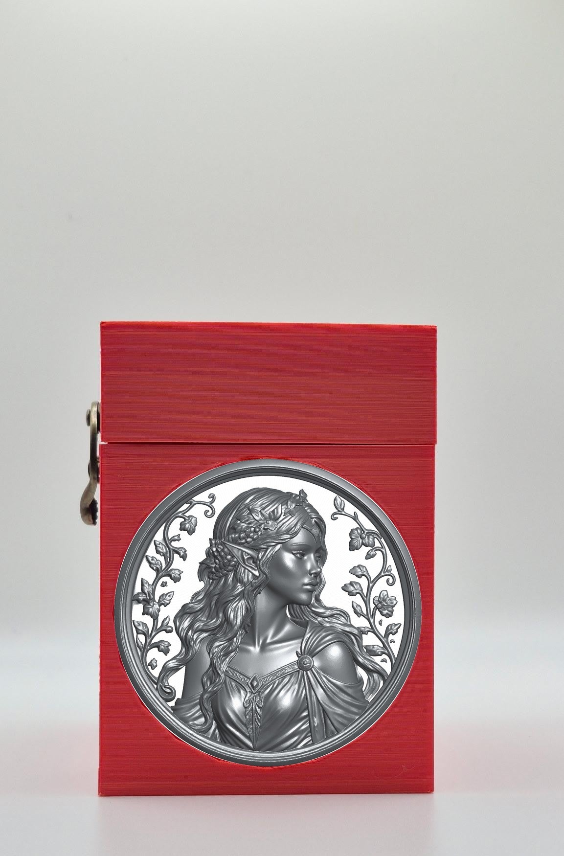 Elf Maiden Card Box — Red