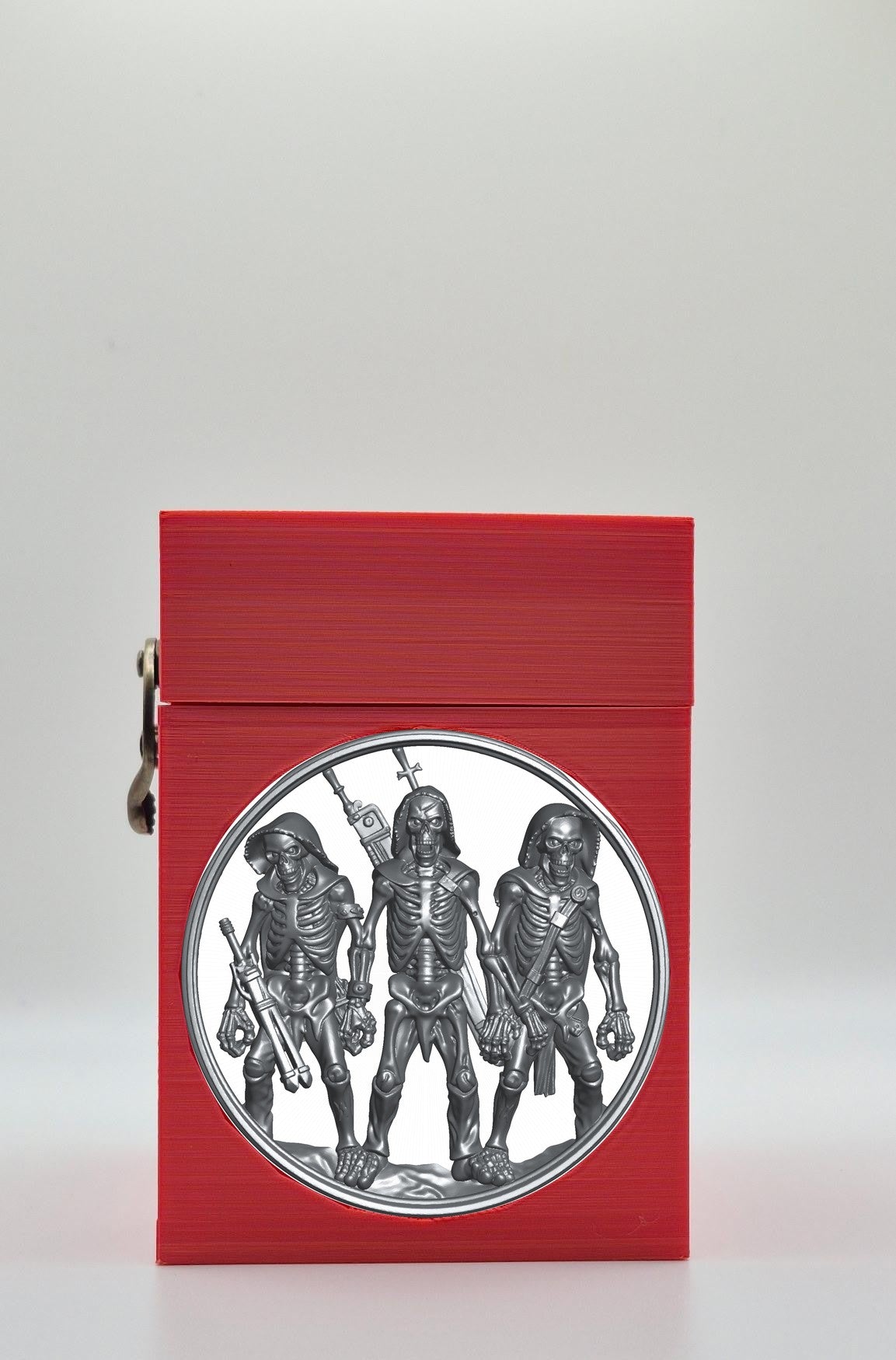 Skeleton Army Card Box — Red