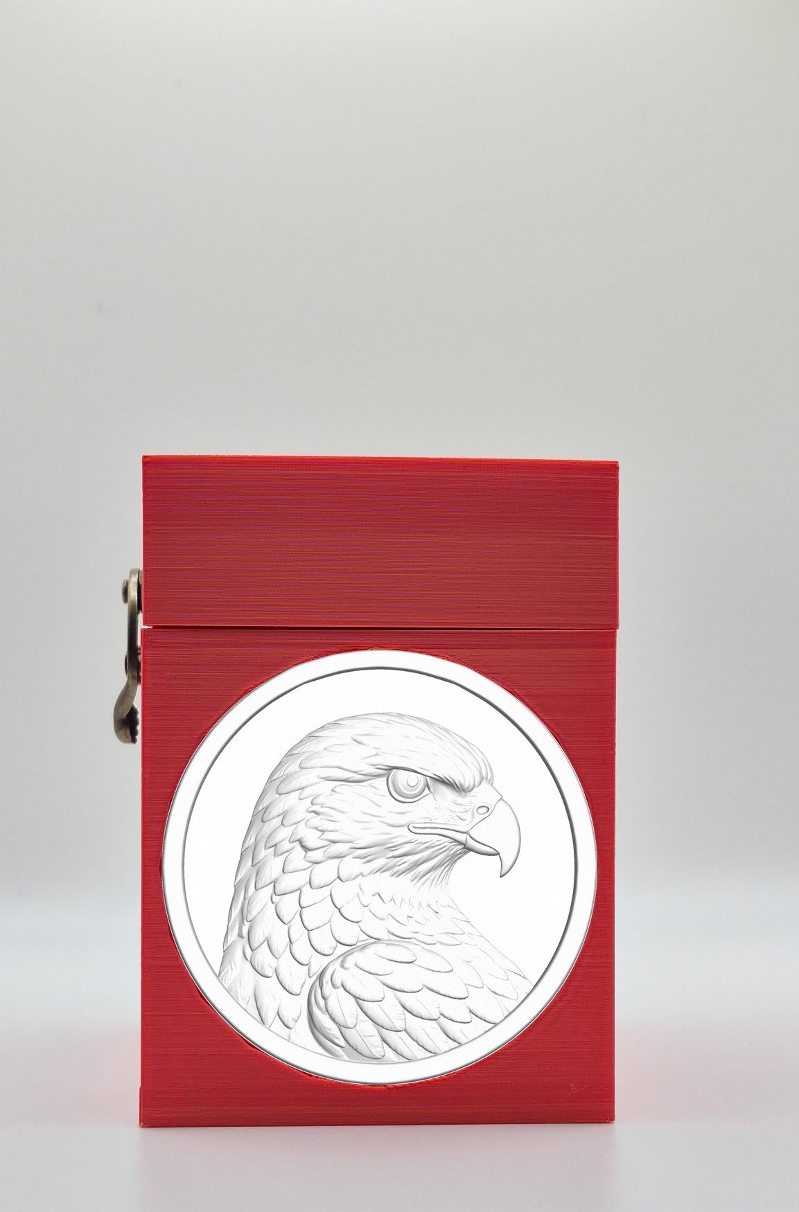 Eagle Card Box — Red
