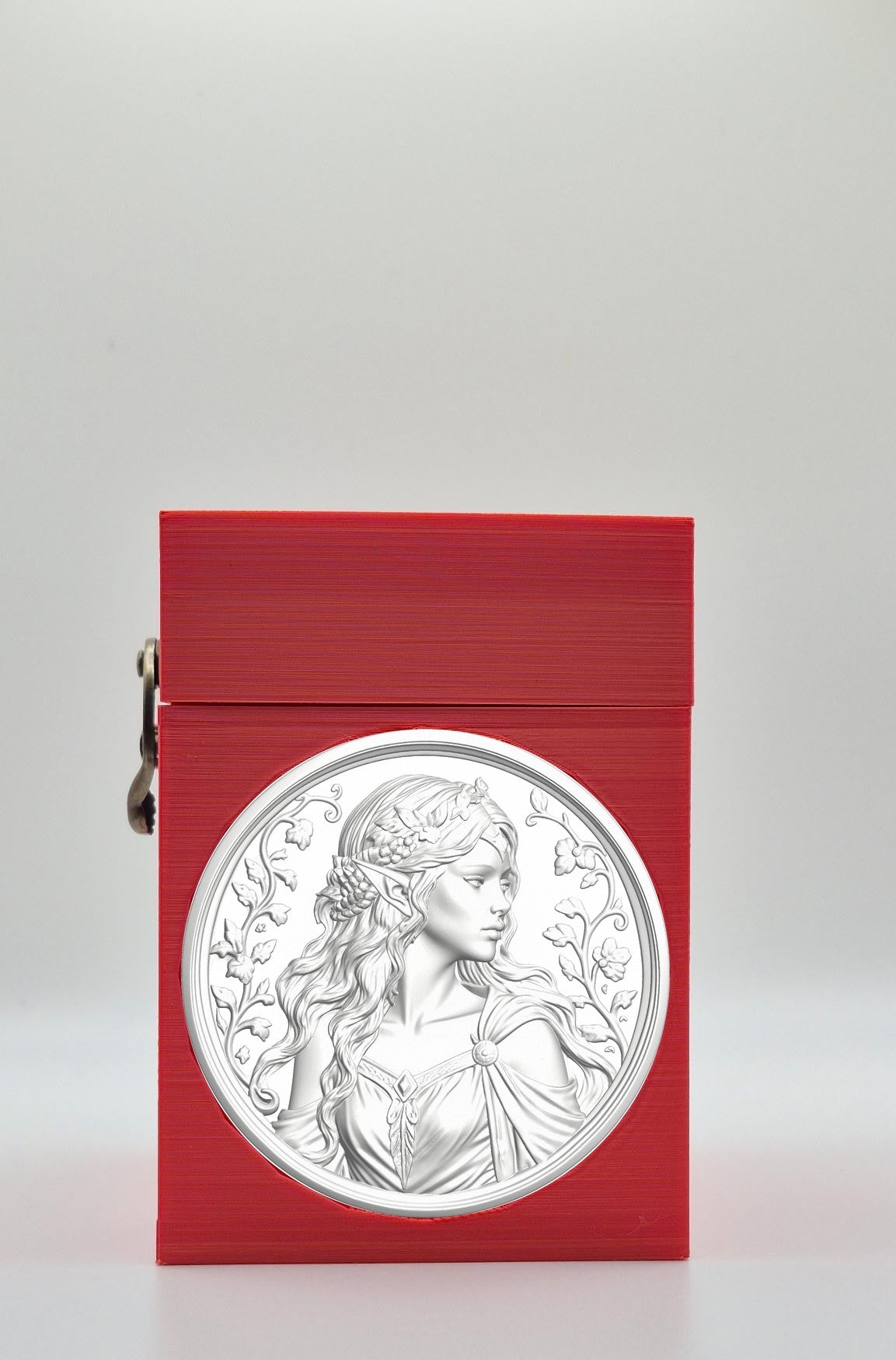 Elf Maiden Card Box — Red