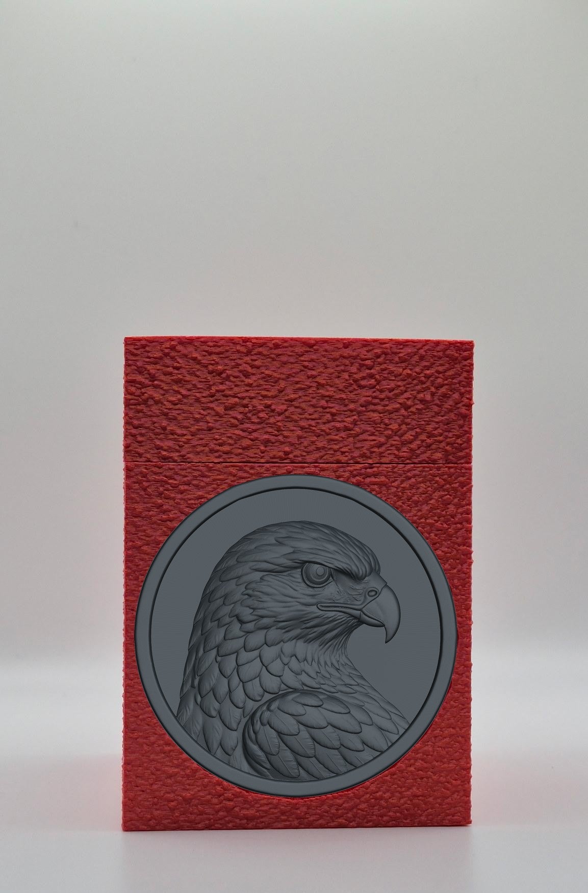 Eagle Card Box — Red