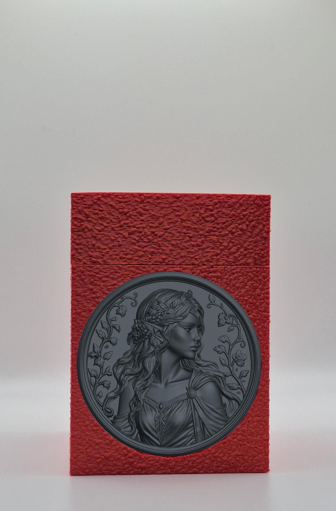 Elf Maiden Card Box — Red