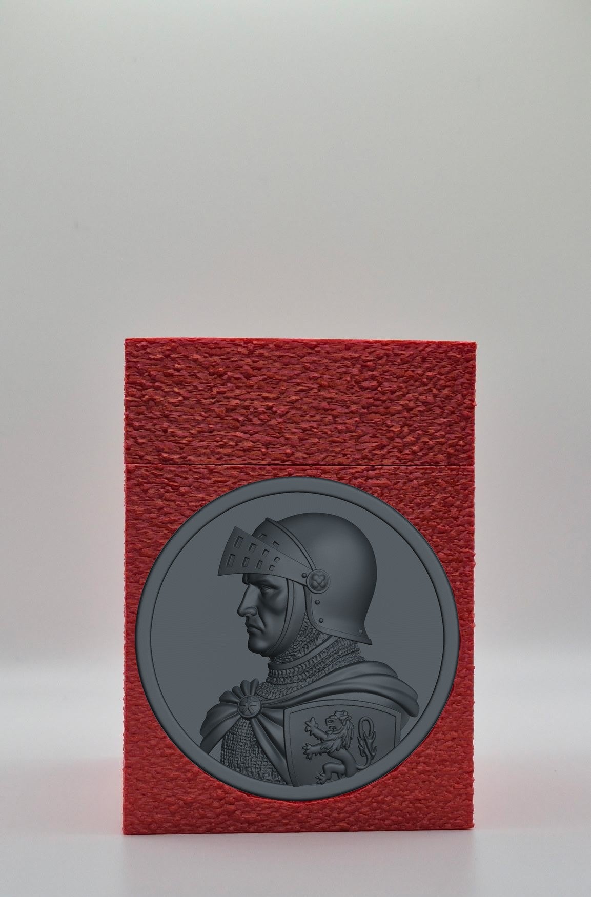 Knight Card Box — Red