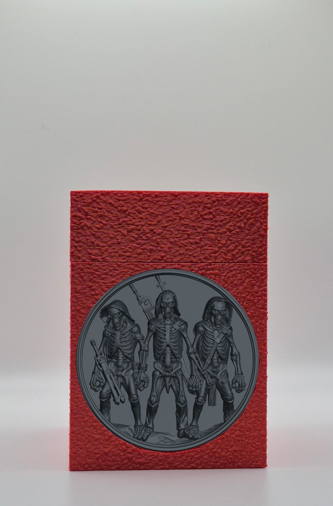 Skeleton Army Card Box — Red
