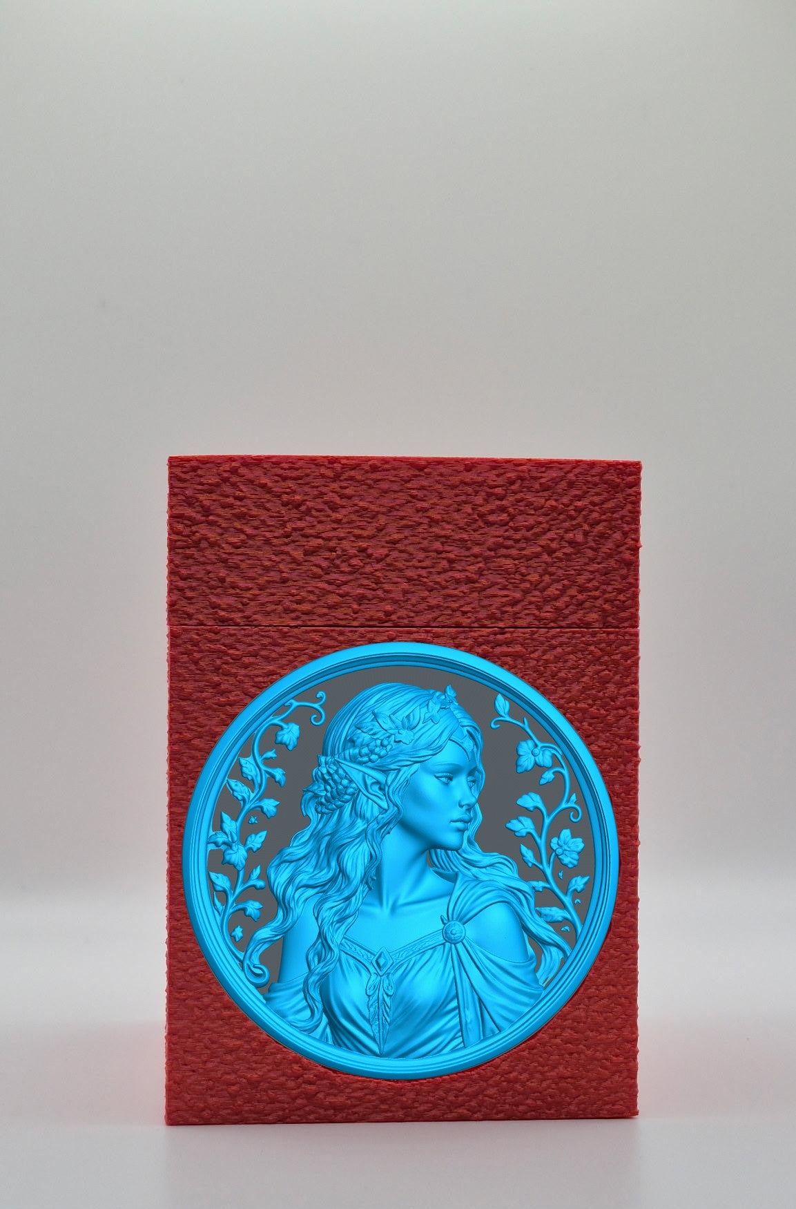 Elf Maiden Card Box — Red