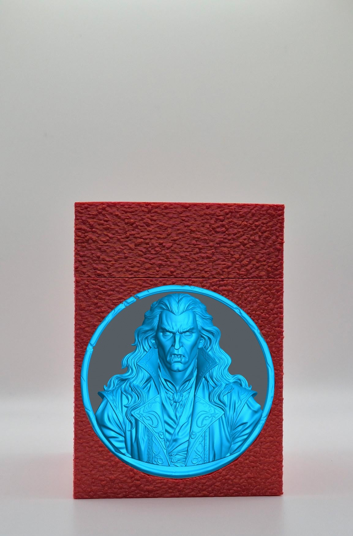 Gothic Vampire Card Box — Red