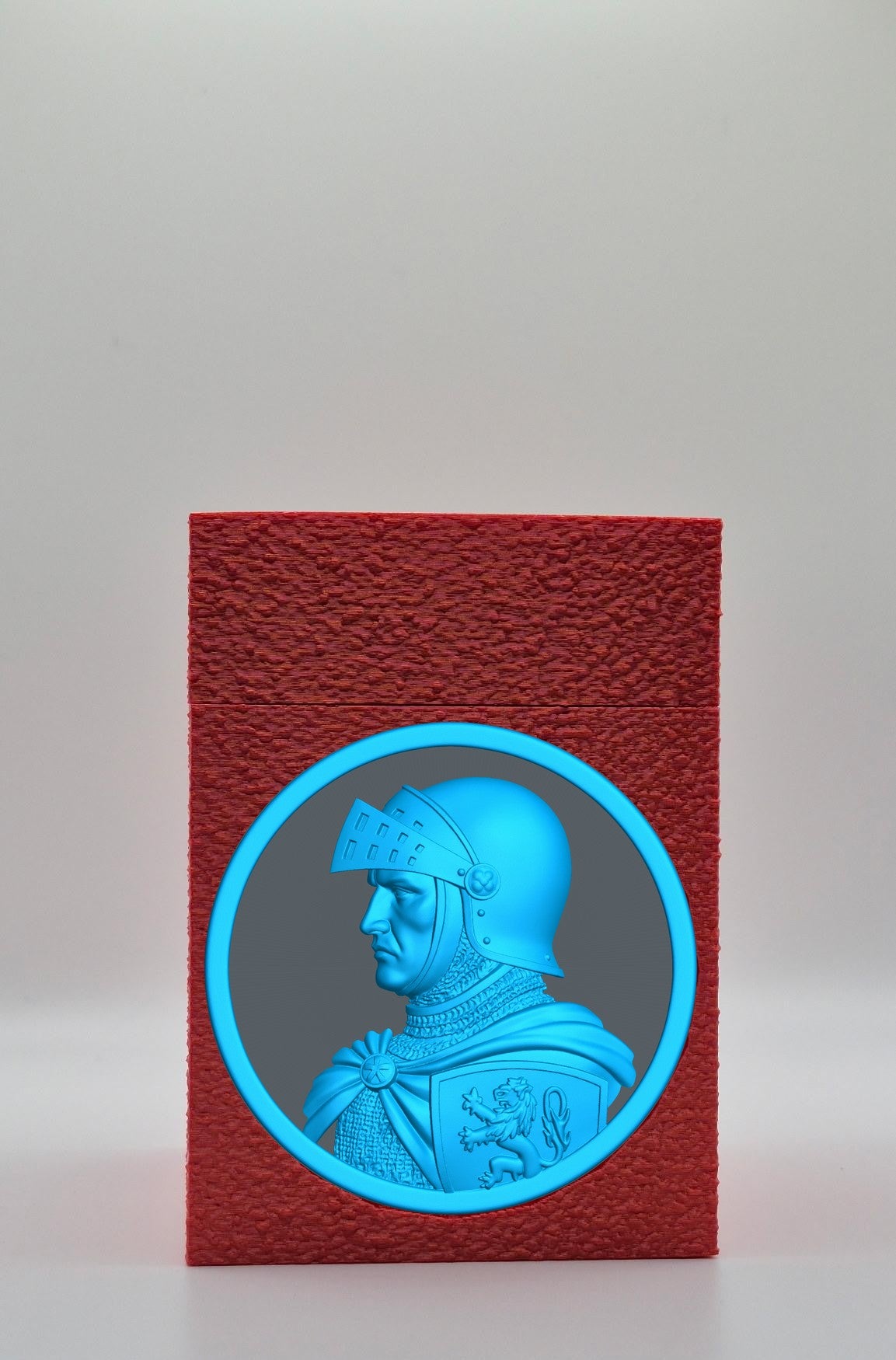 Knight Card Box — Red