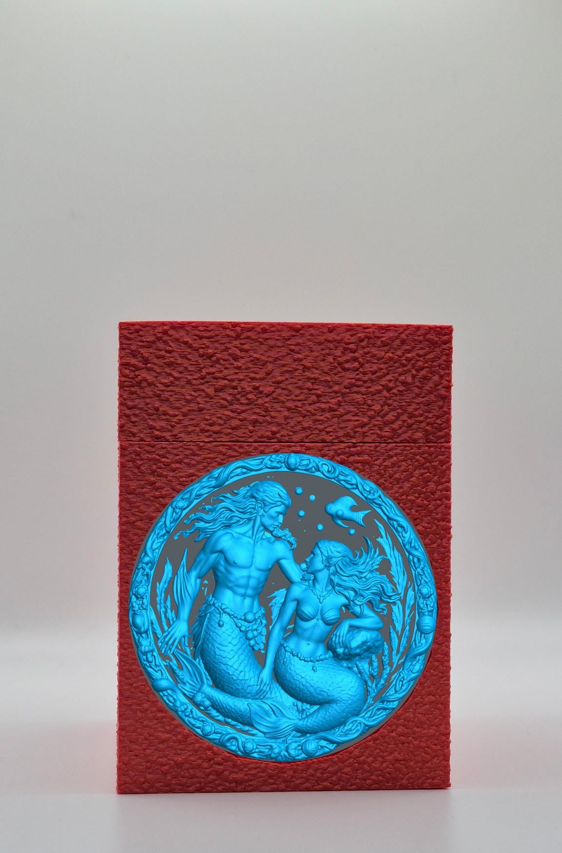 Merfolk Card Box — Red