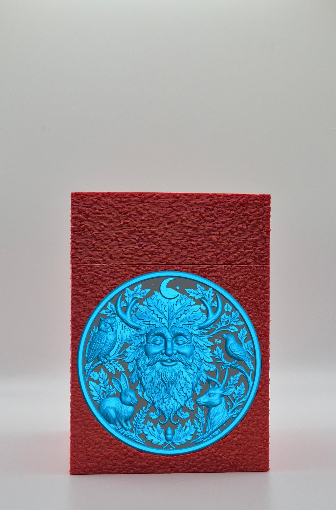 Tree Spirit Card Box — Red