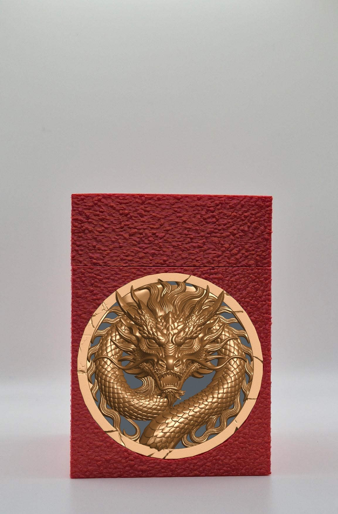 Dragon Card Box — Red