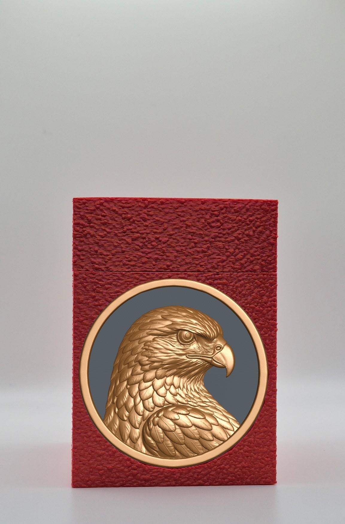 Eagle Card Box — Red