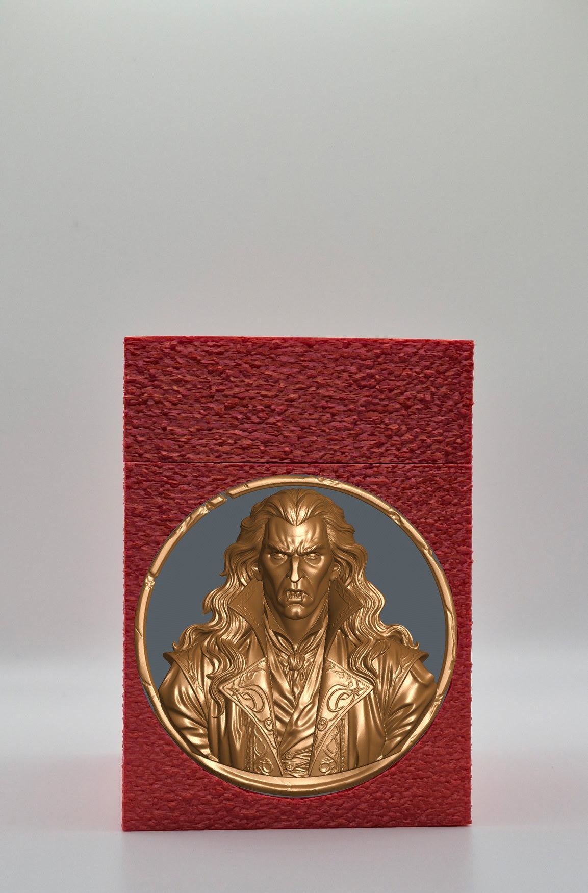 Gothic Vampire Card Box — Red