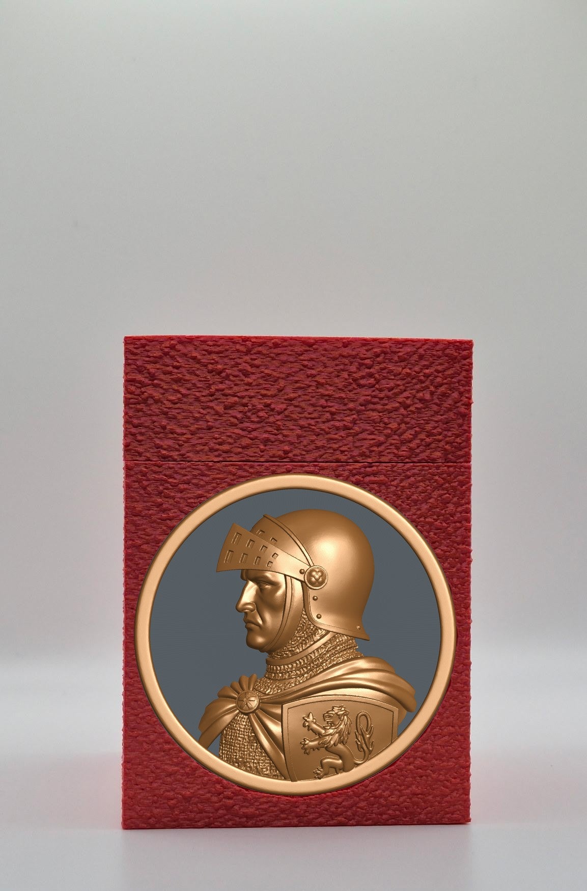 Knight Card Box — Red