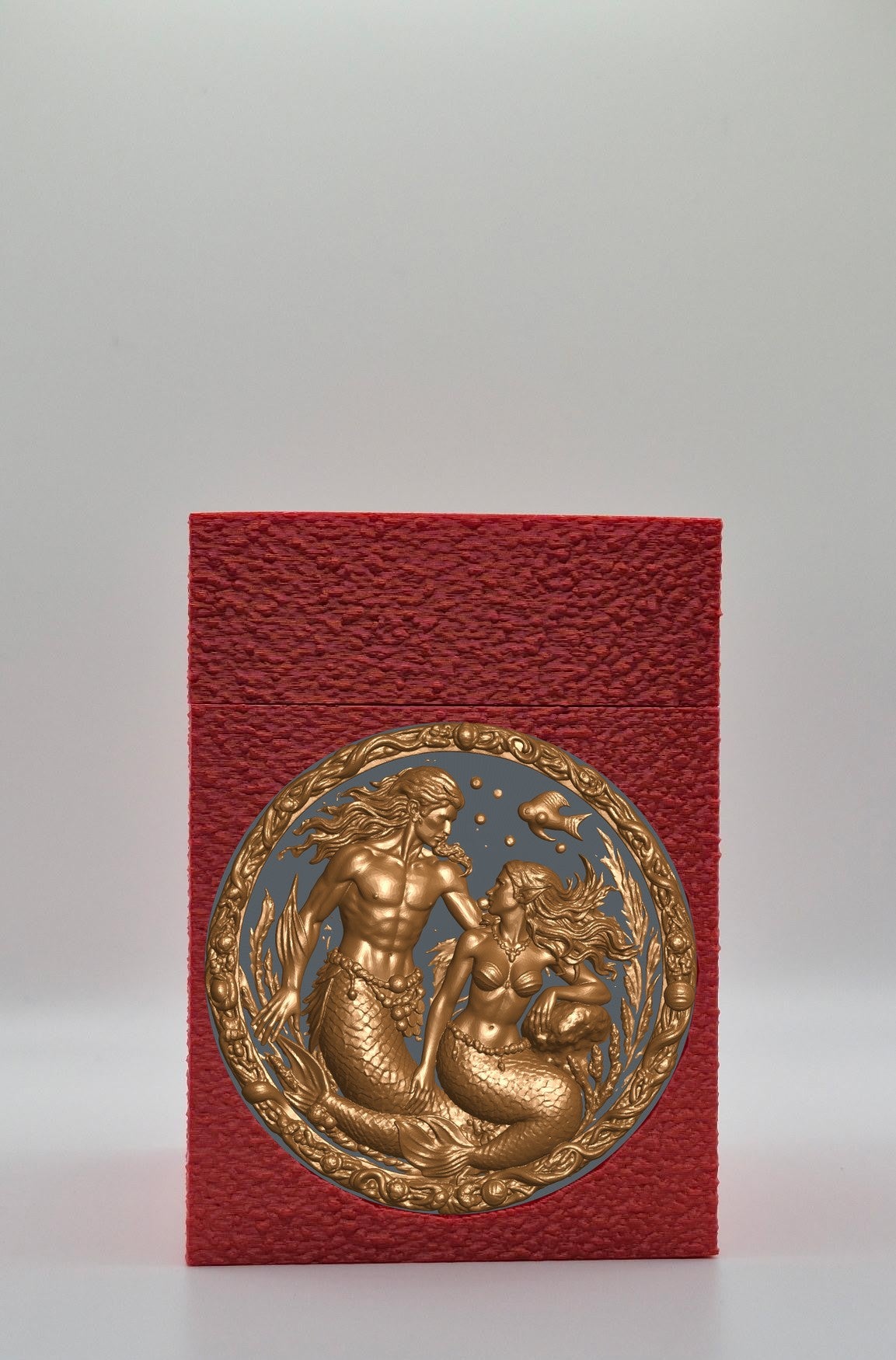 Merfolk Card Box — Red