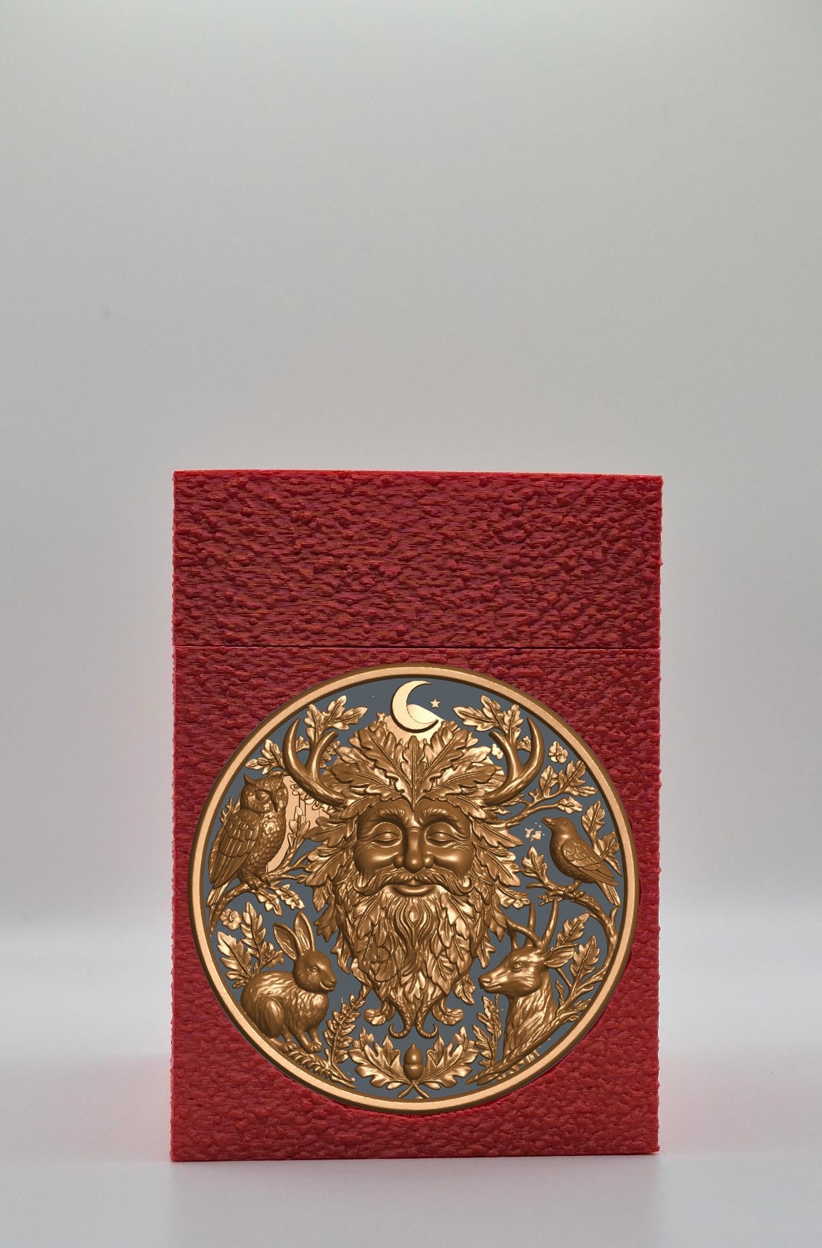 Tree Spirit Card Box — Red