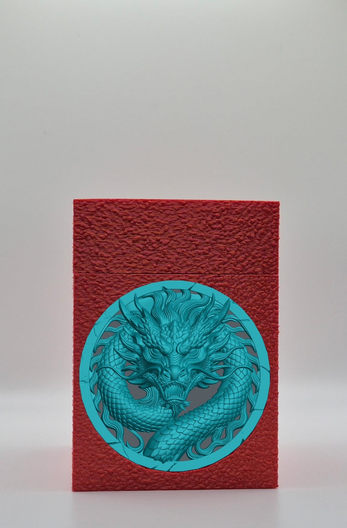 Dragon Card Box — Red