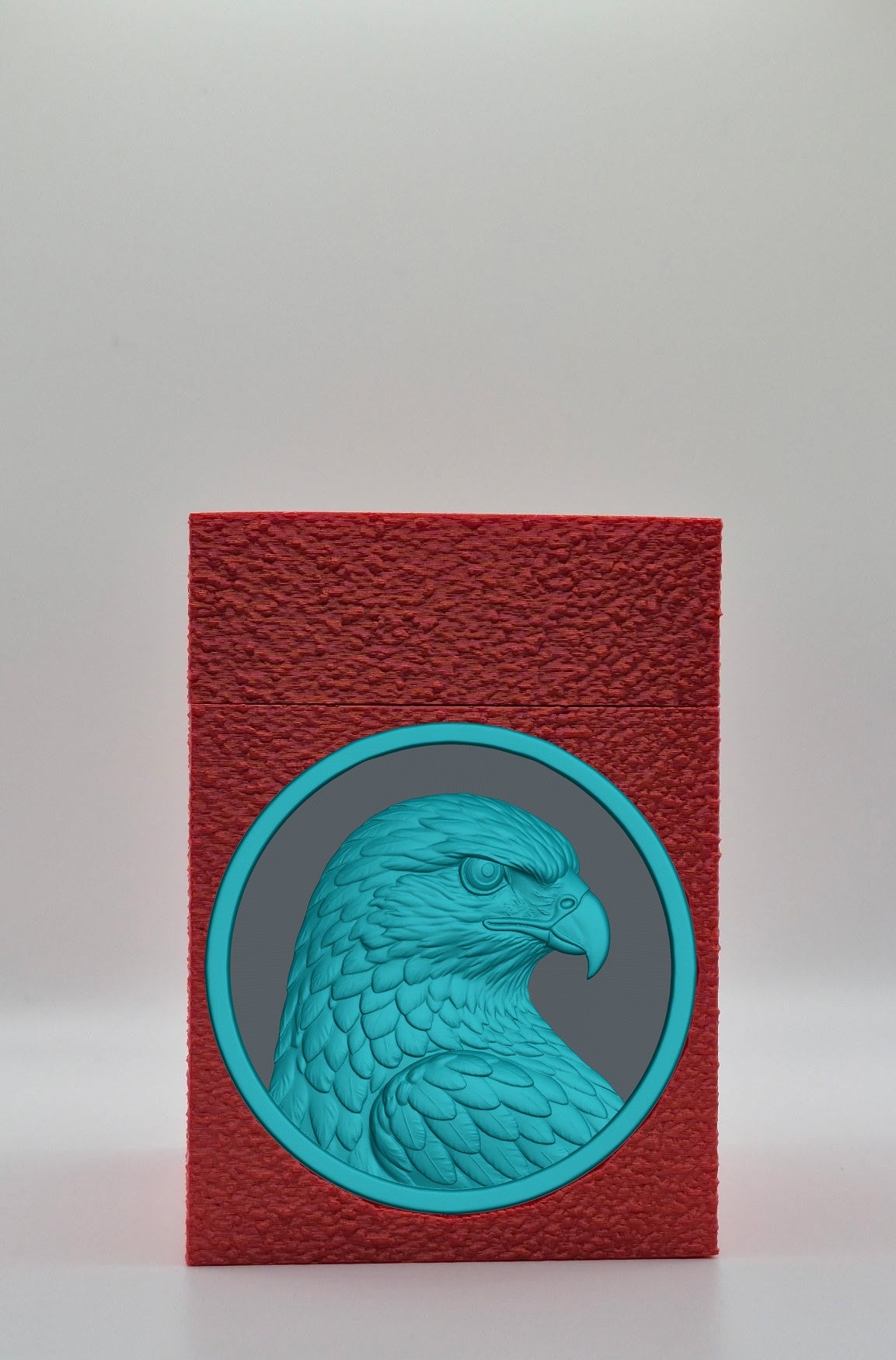 Eagle Card Box — Red