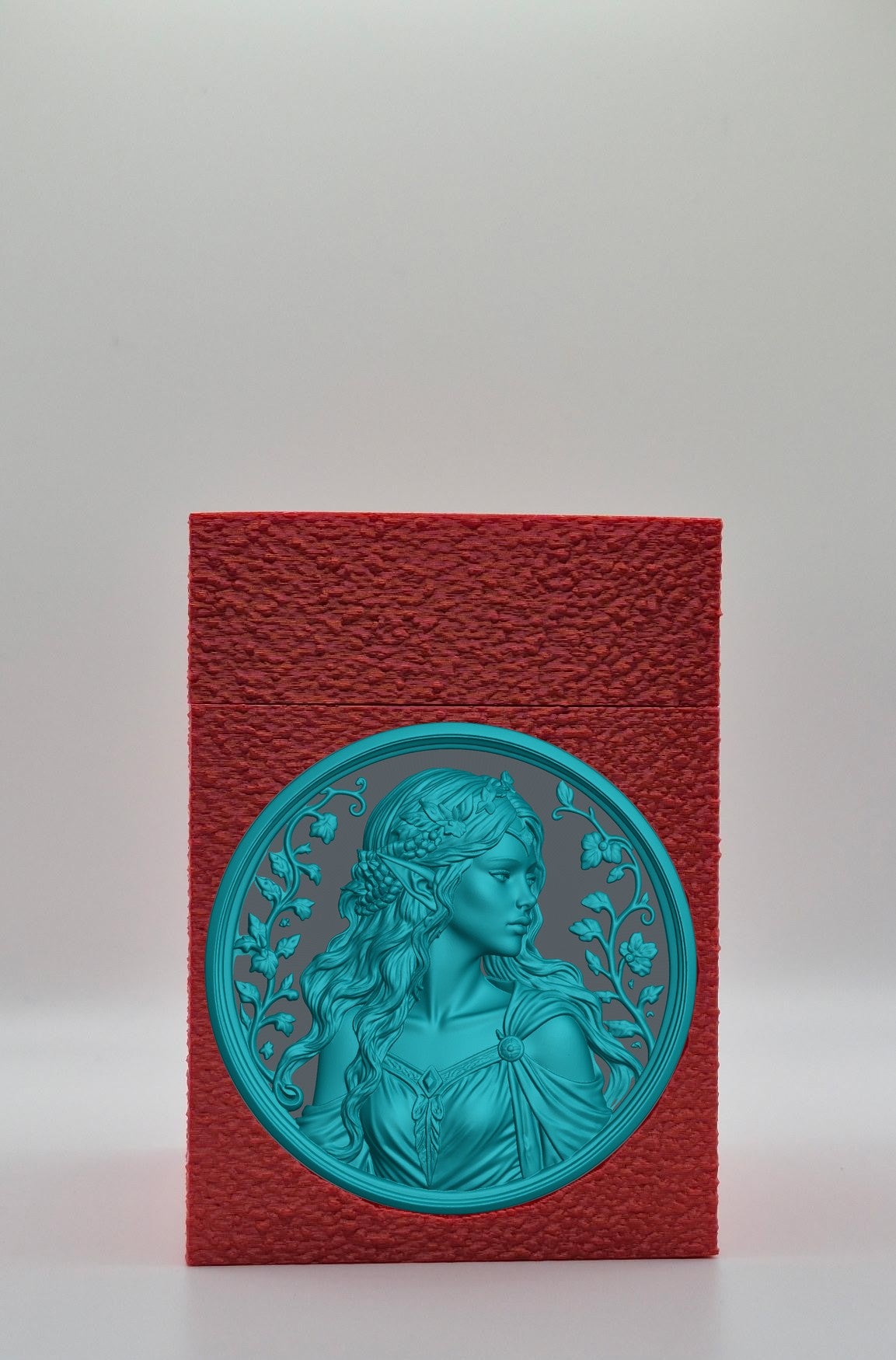 Elf Maiden Card Box — Red