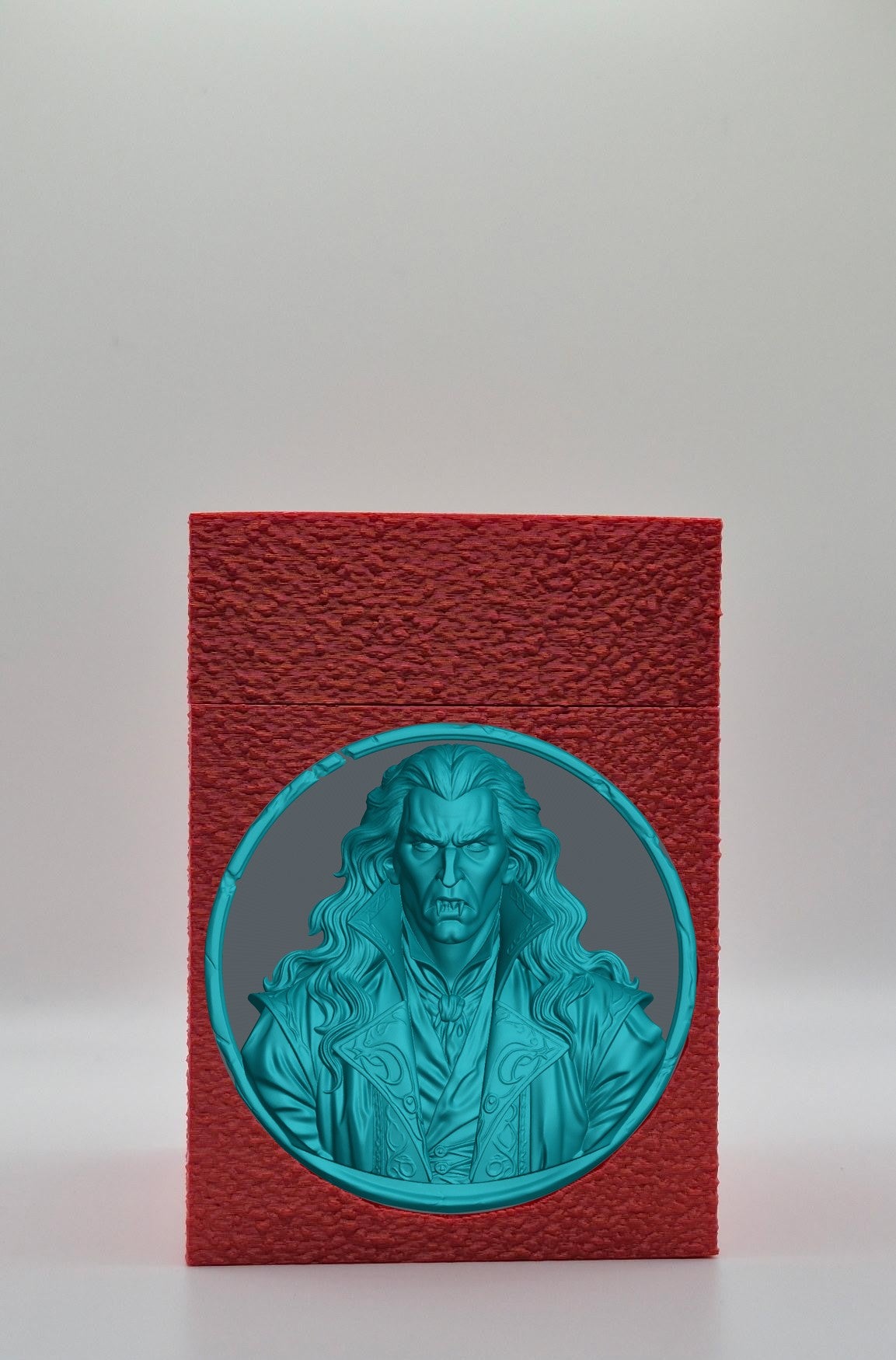 Gothic Vampire Card Box — Red