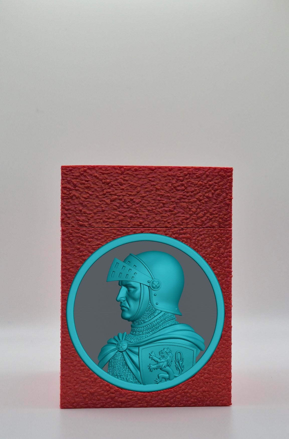 Knight Card Box — Red