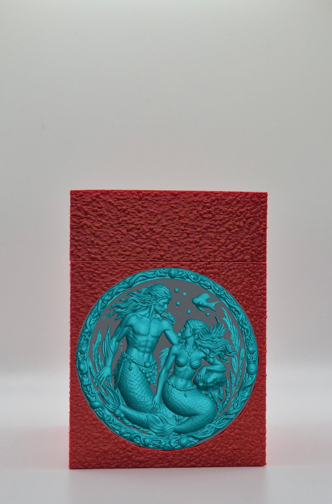 Merfolk Card Box — Red