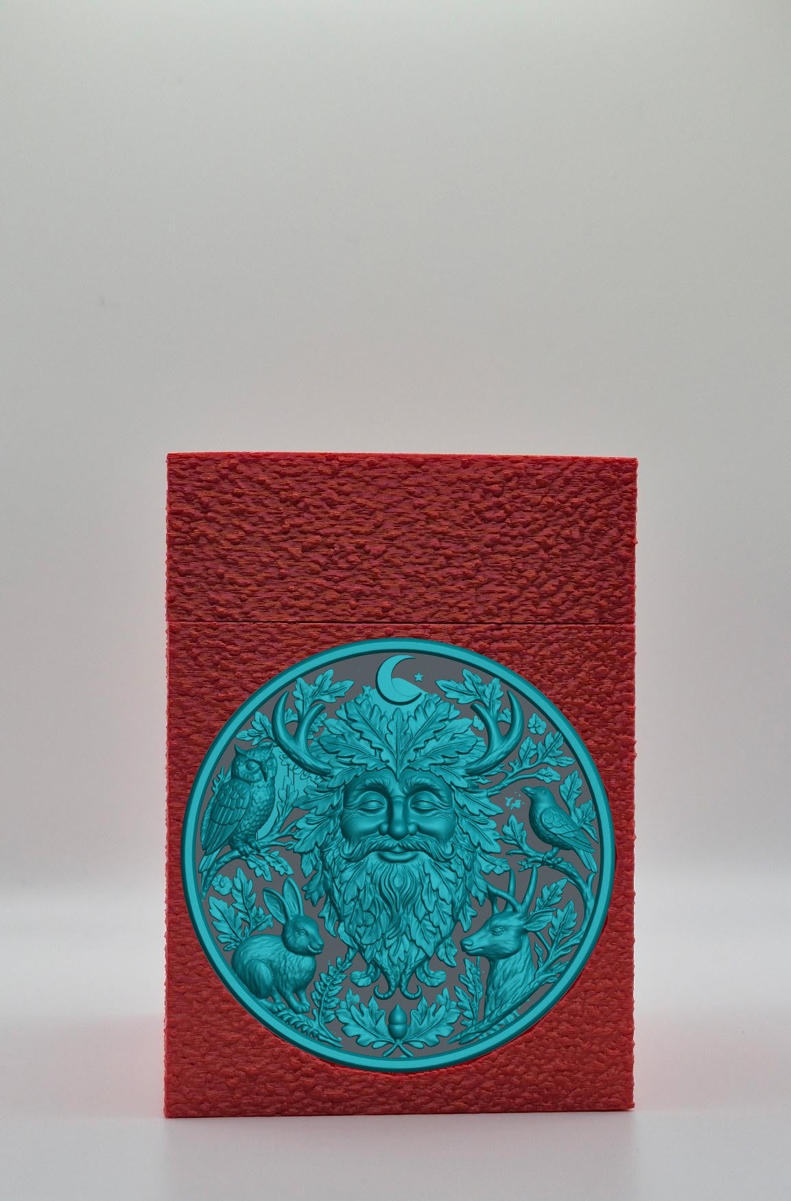 Tree Spirit Card Box — Red