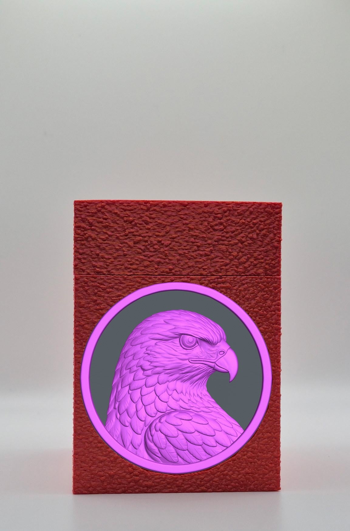 Eagle Card Box — Red