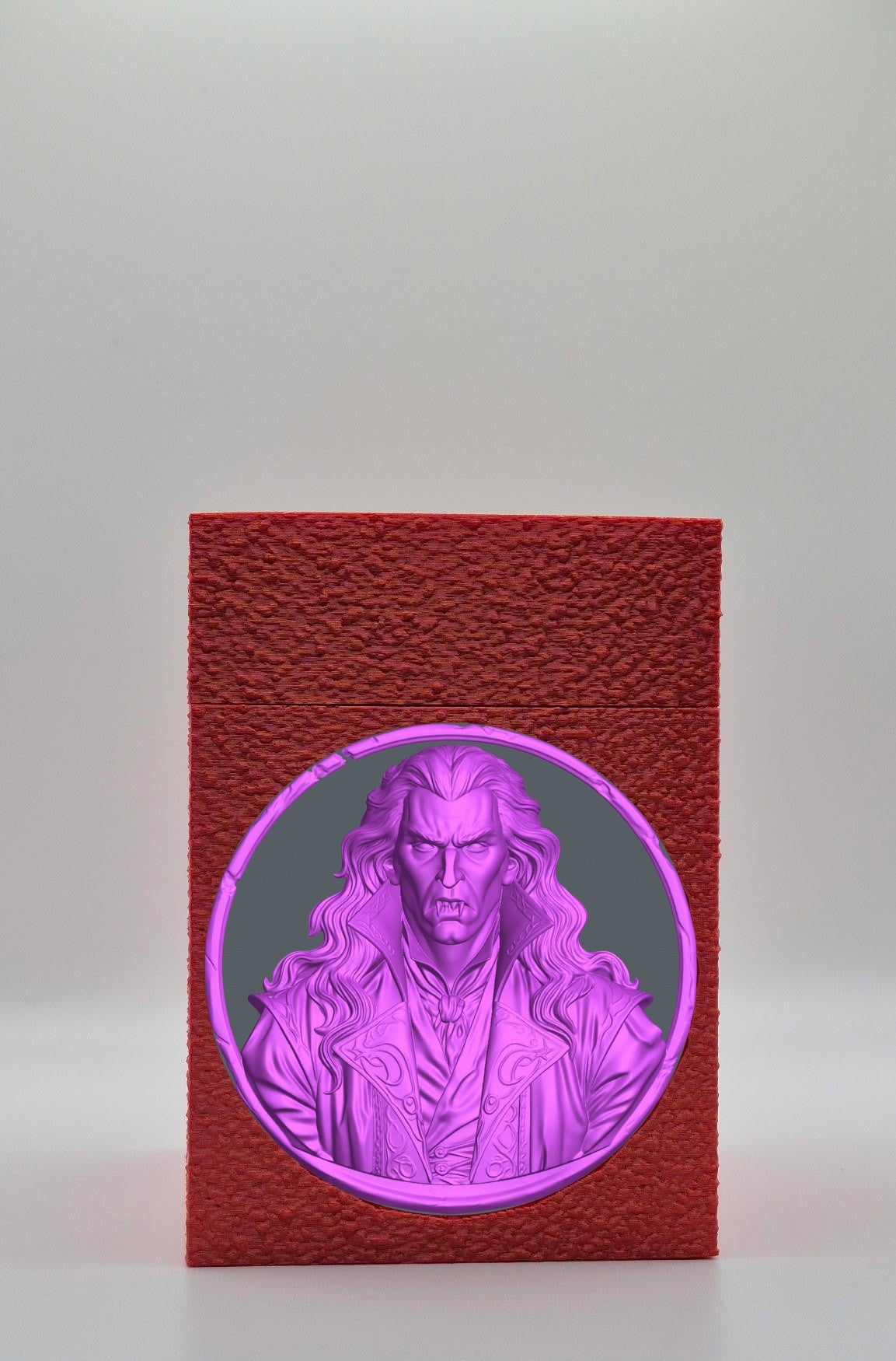 Gothic Vampire Card Box — Red