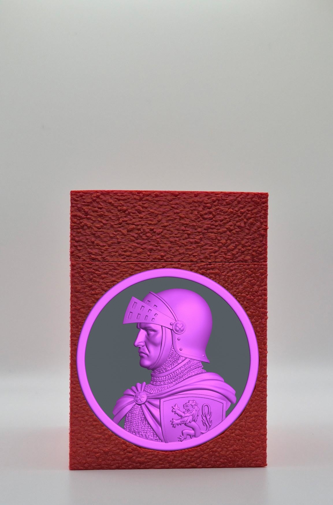 Knight Card Box — Red