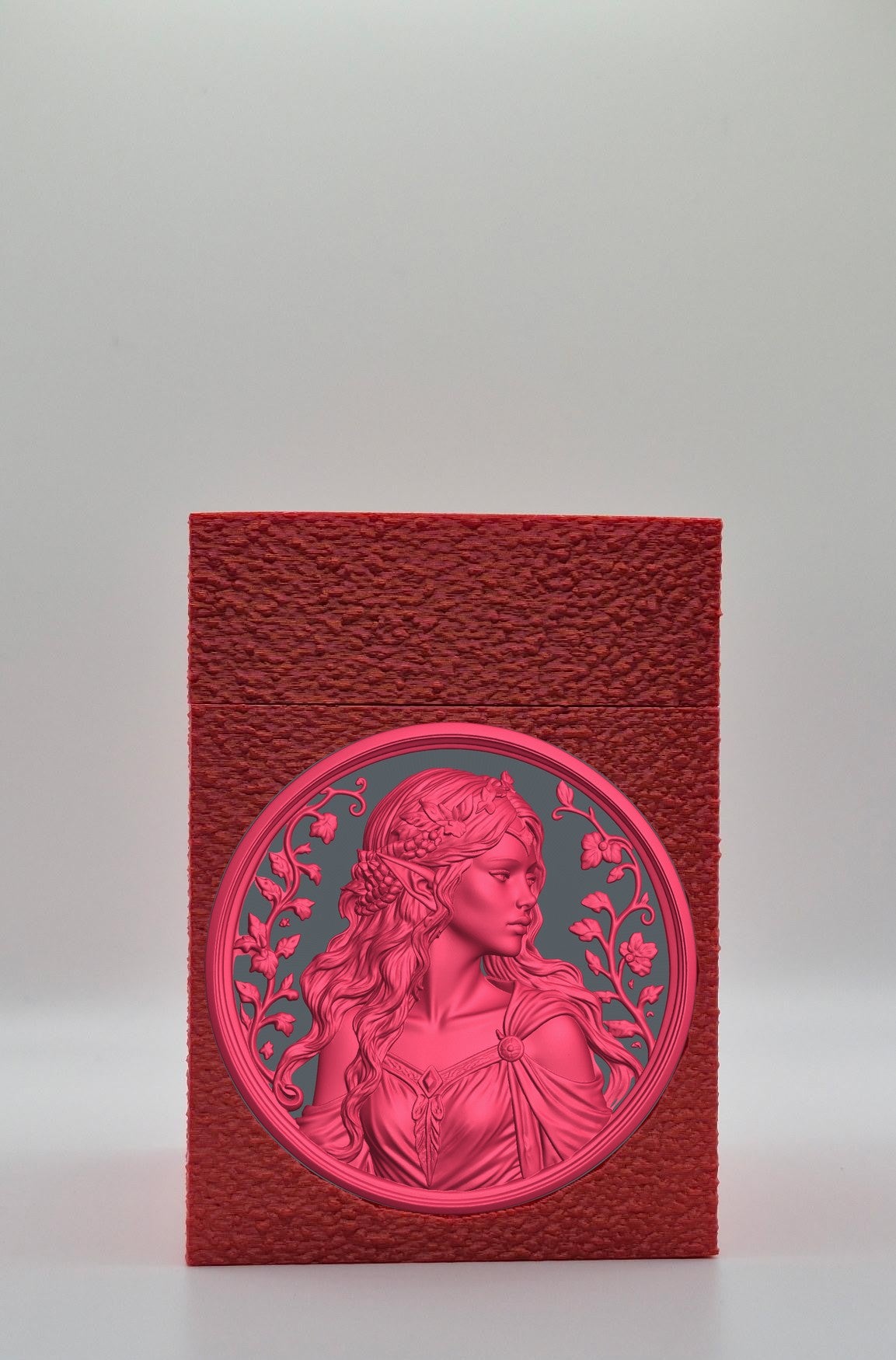 Elf Maiden Card Box — Red