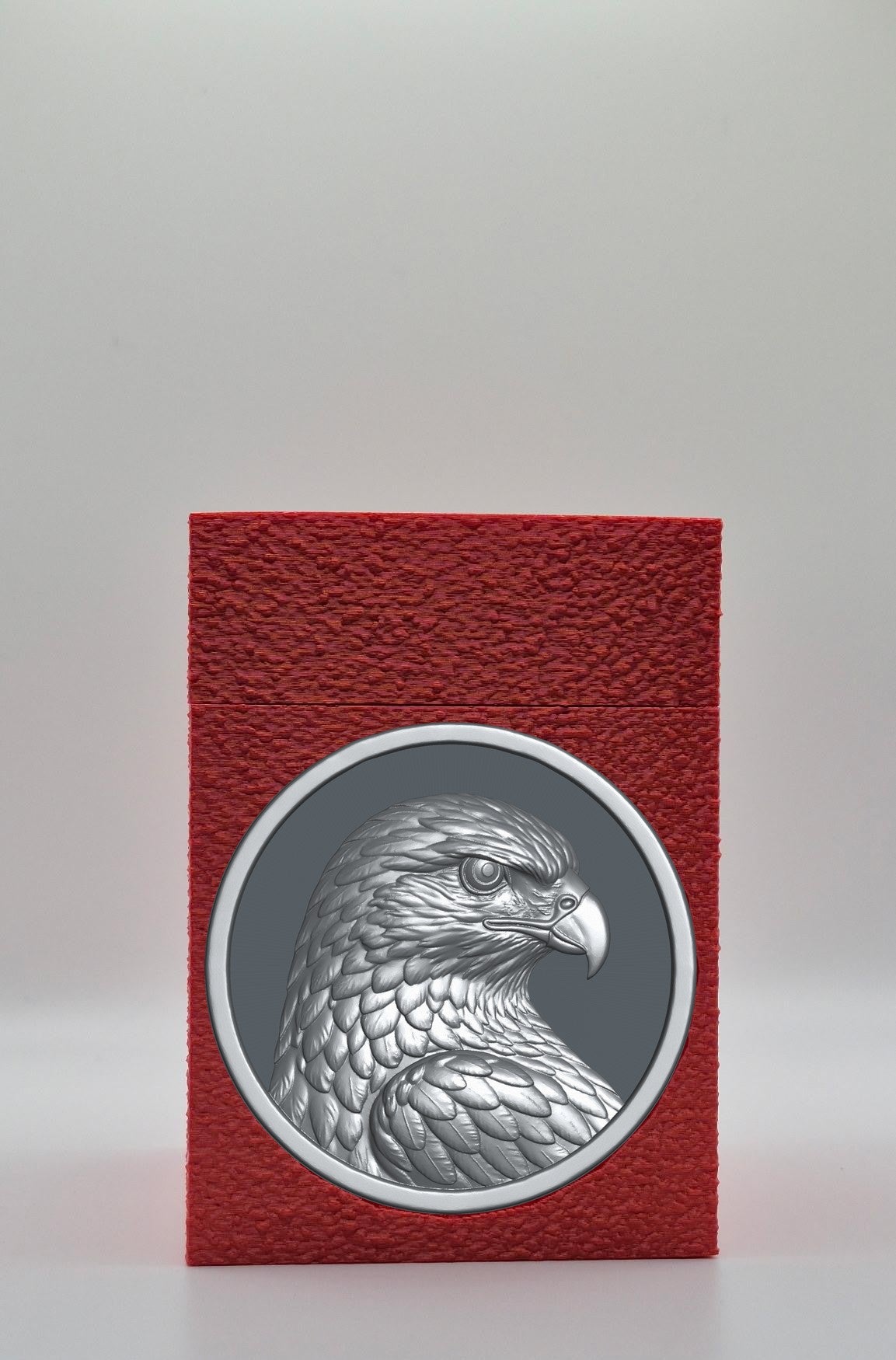 Eagle Card Box — Red