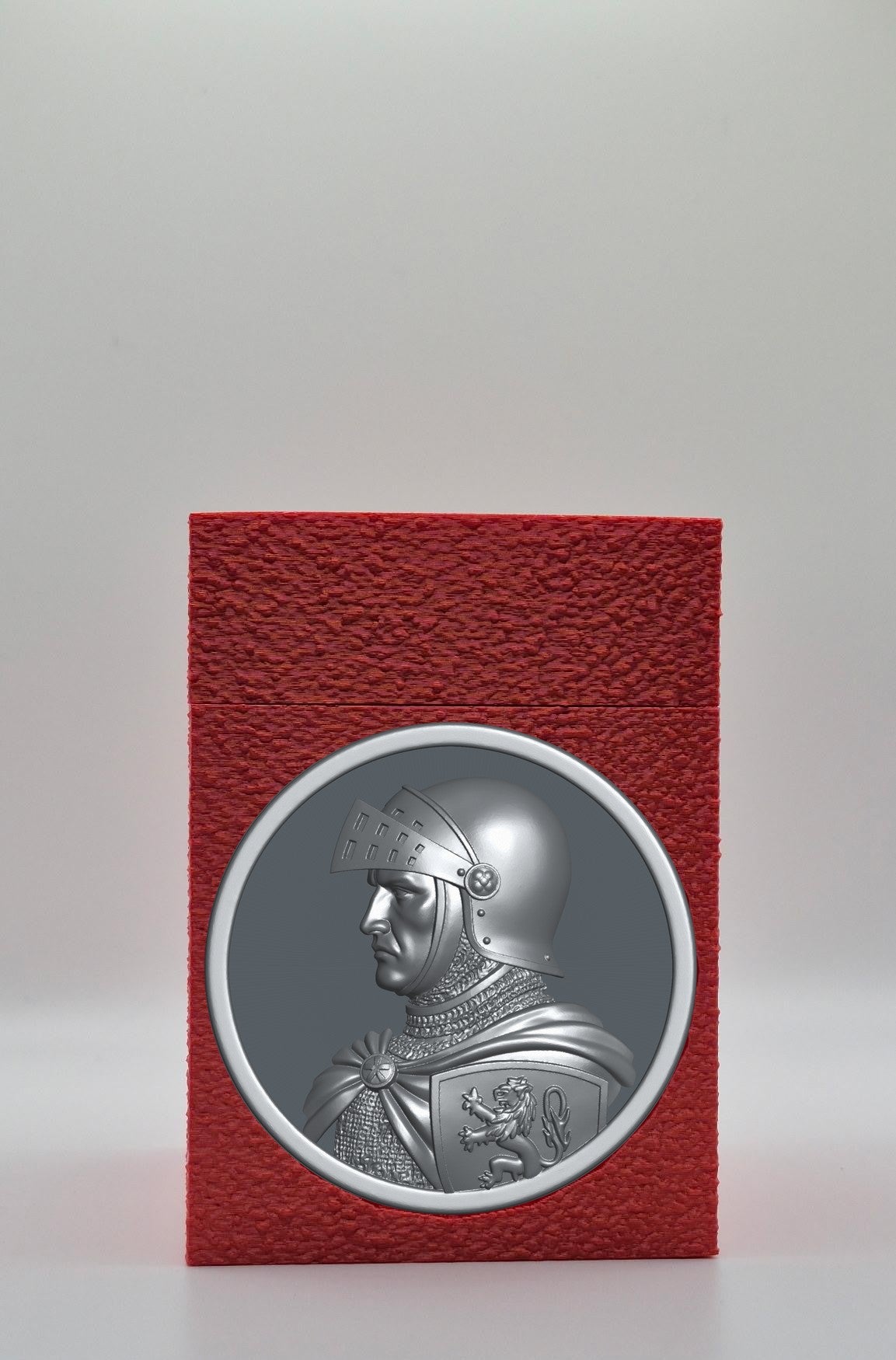 Knight Card Box — Red
