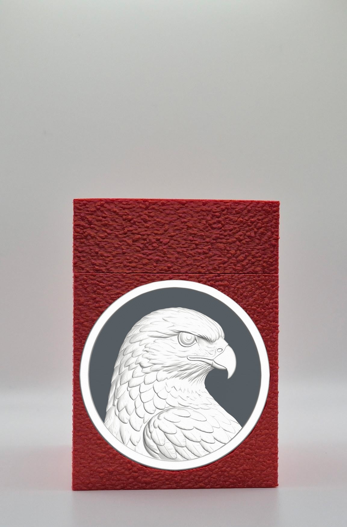 Eagle Card Box — Red
