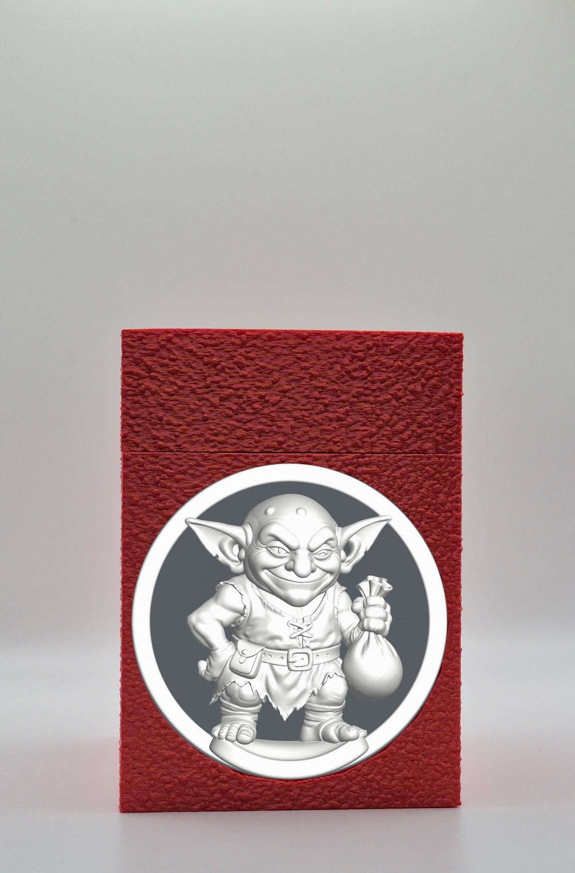 Greedy Goblin Card Box — Red