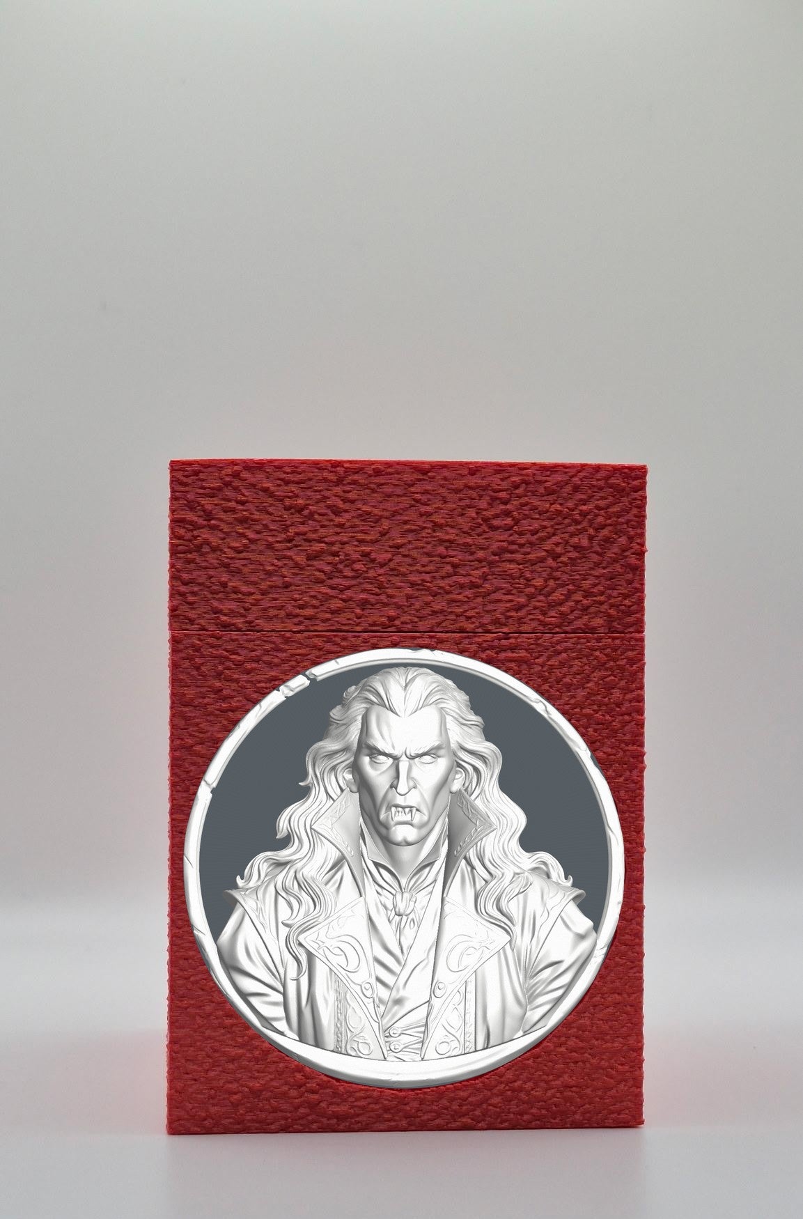 Gothic Vampire Card Box — Red