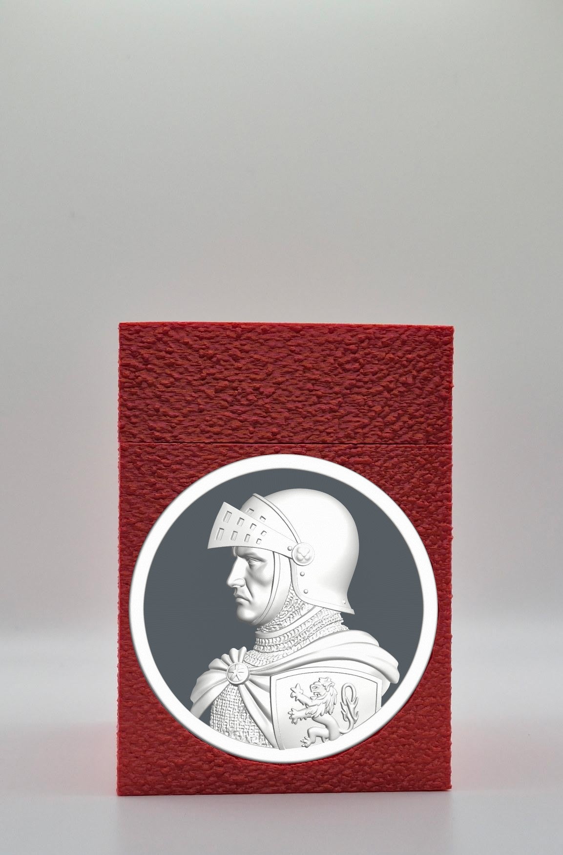 Knight Card Box — Red