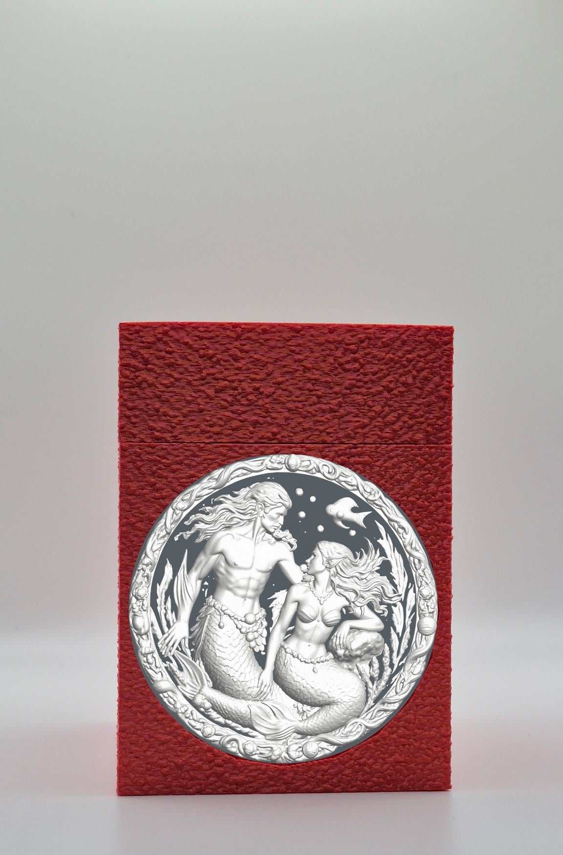 Merfolk Card Box — Red