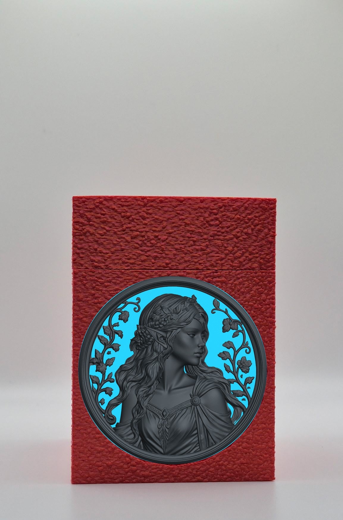 Elf Maiden Card Box — Red
