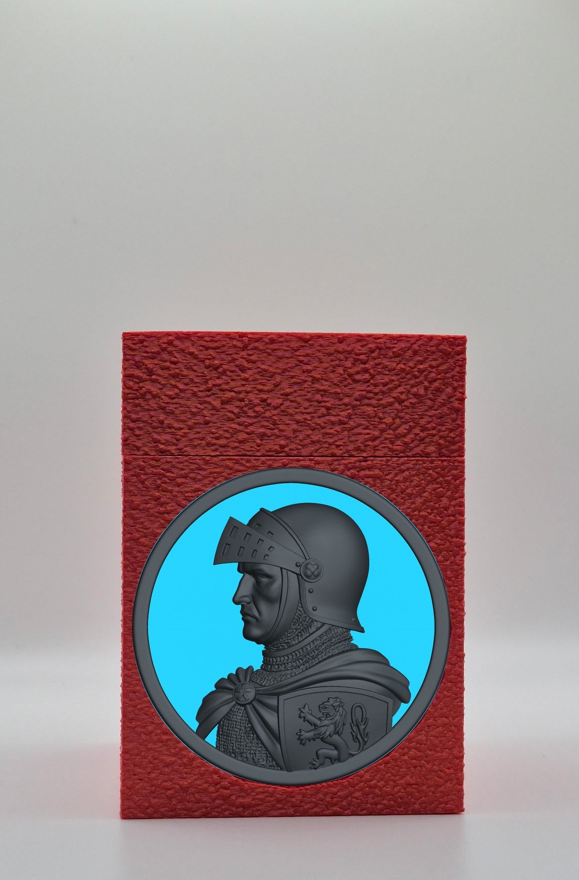 Knight Card Box — Red