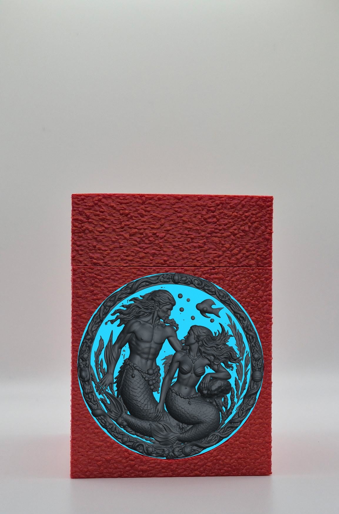 Merfolk Card Box — Red
